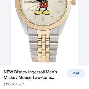 Disney men's mickey mouse watch